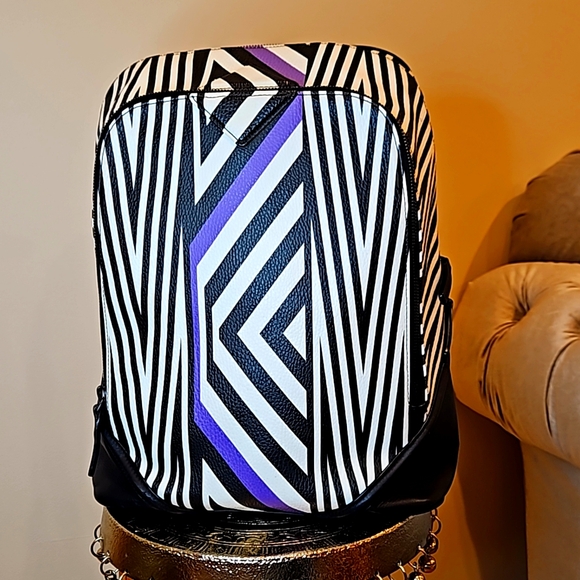MCM x Tobias Rehberger Geometric Print Backpack - Picture 6 of 17